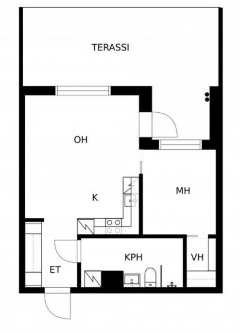 Modern 1 Bedroom With A Patio Апартаменты